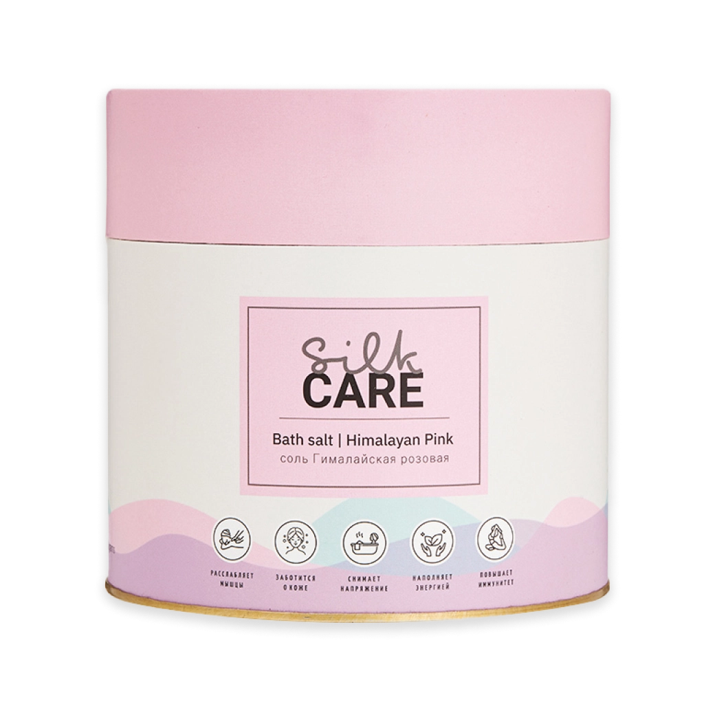 Соль для ванн Гималайская розовая, SILK CARE