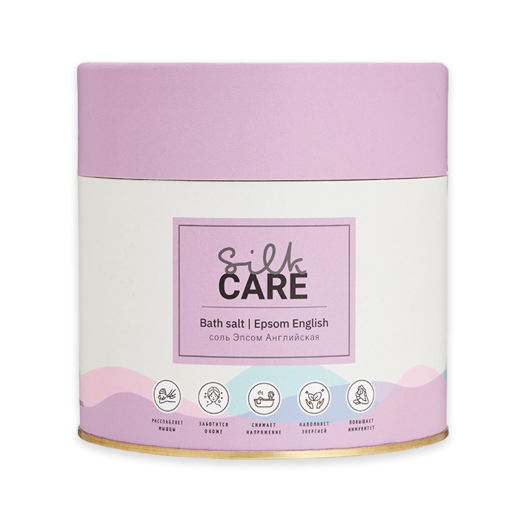 Соль для ванн Английская Epsom, SILK CARE