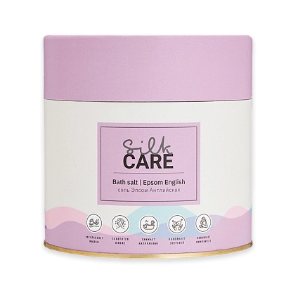 Соль для ванн Английская Epsom, SILK CARE